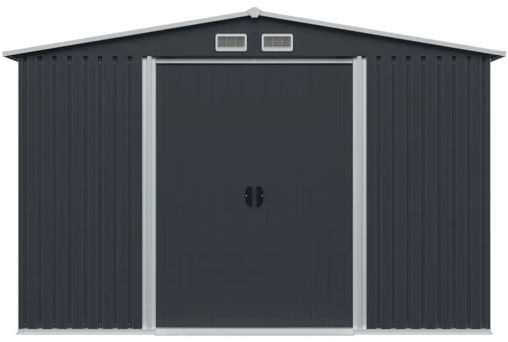vidaXL Tuinberging 257x205x178 cm staal antraciet