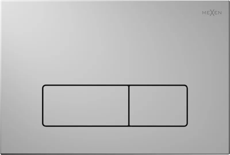 Mexen Fenix 13 slim spoelknop, mat chroom - 601302