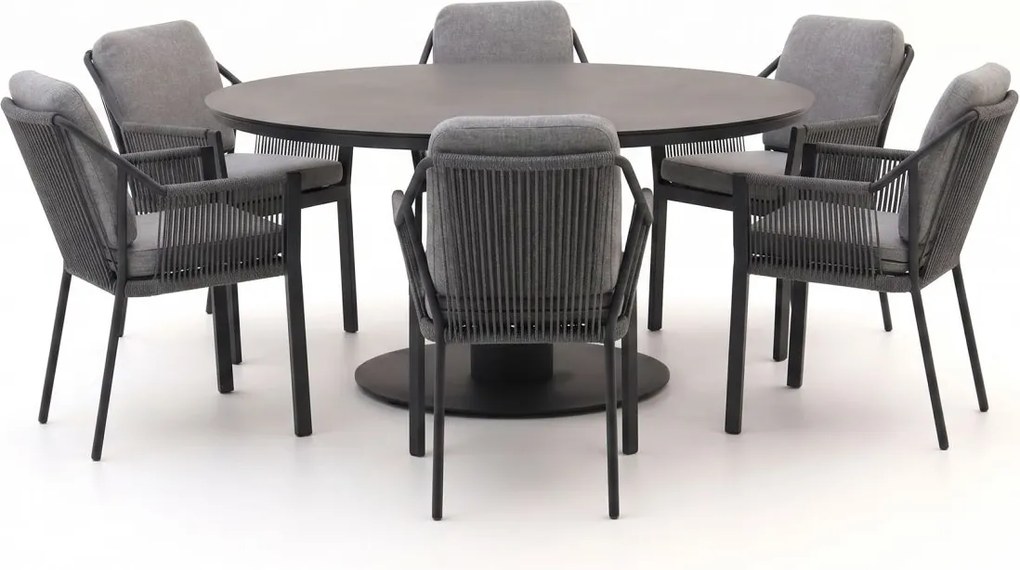 Diningset Tierra Outdoor | 6 personen | Tuinset kunststof | 7-delig | Kees Smit Tuinmeubelen