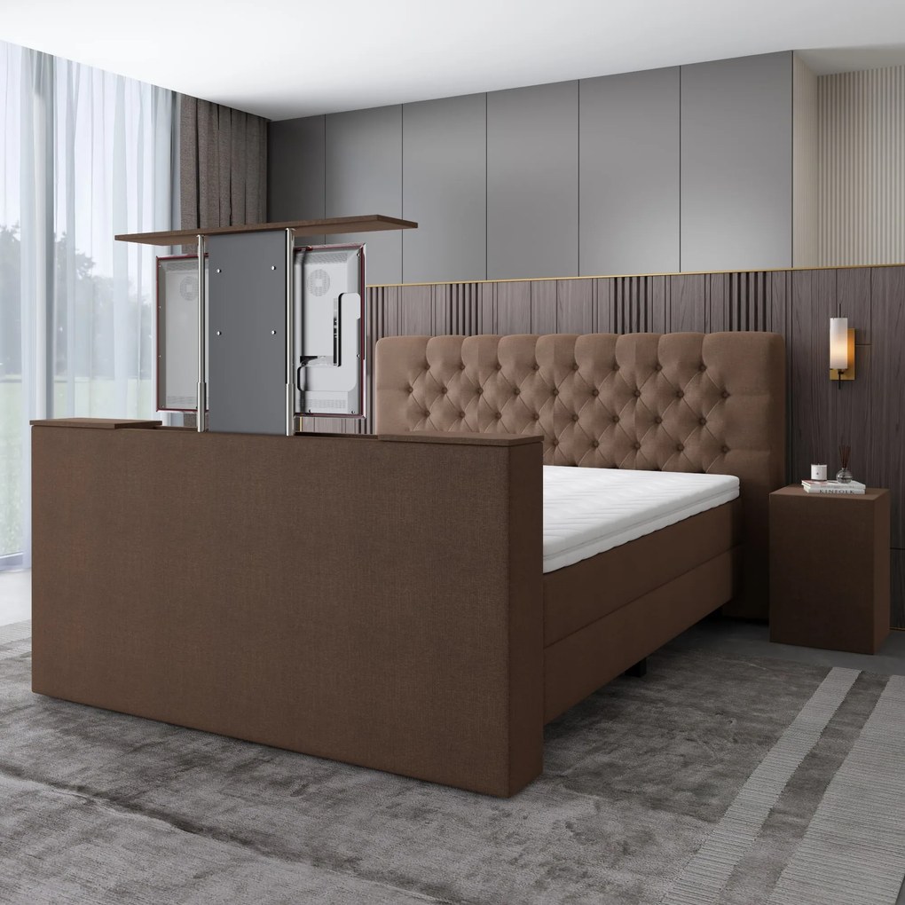 Boxspring luxury Nice met TV Lift