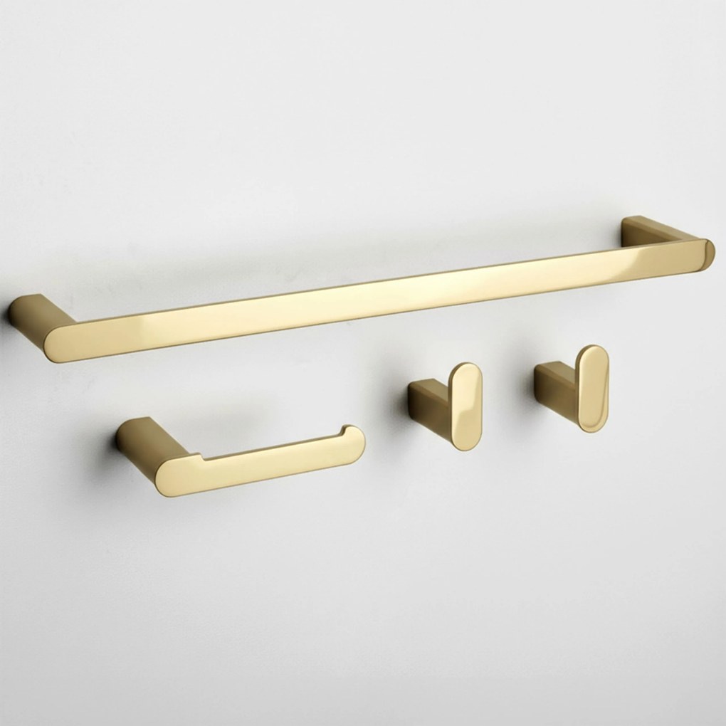 Badkameraccessoireset Mati Gold 4-delig
