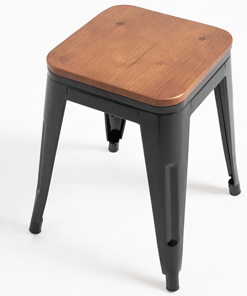 Taburete Torix Pequeńo Madera Natural