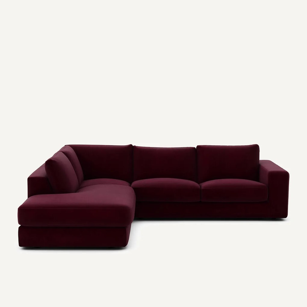 Hoekbank in fluweel, Skander