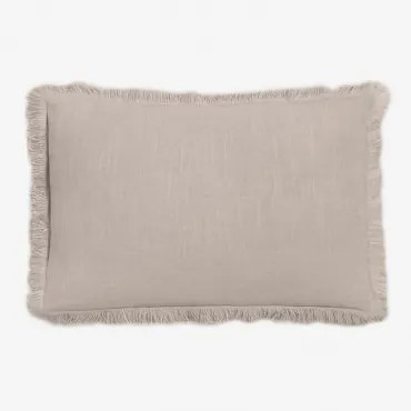 Rechthoekig Kussen 30x50 Cm Van Nedeliya-katoen Zand Grijs - Sklum