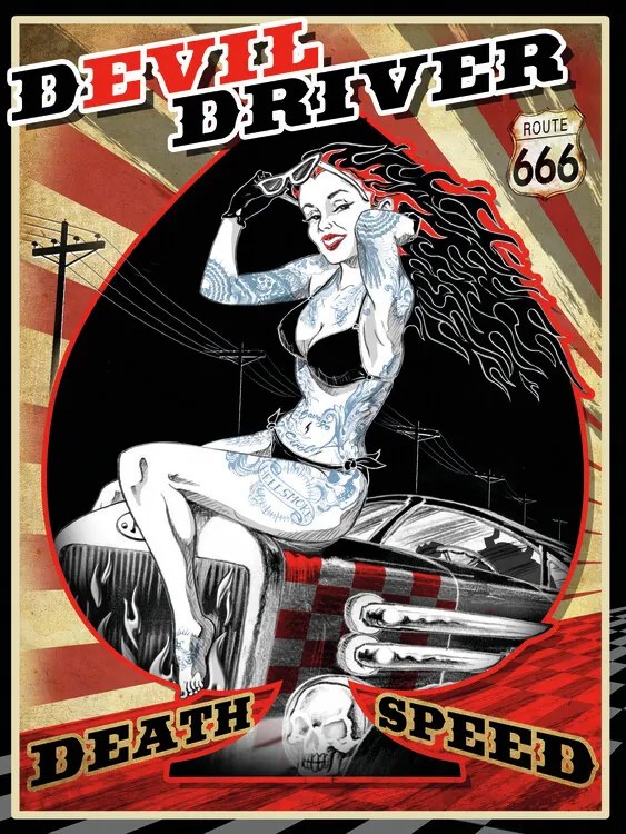 Ilustratie Devil Driver - Death Speed, Alchemy