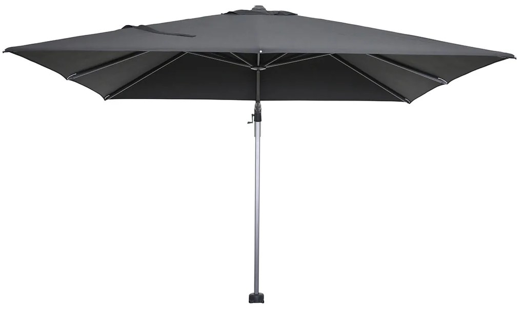 Garden Impressions Hawaii zweefparasol 300x300 cm - frame carbon black - doek zwart