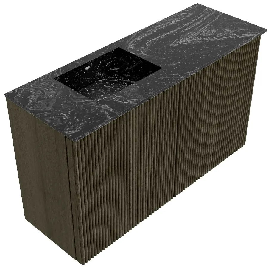 Mondiaz Joya DLux 70cm toiletmeubel shadow met wastafel faye links zonder kraangat lava
