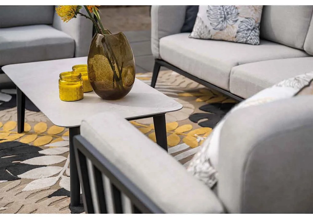 Garden Impressions Sentosa loungeset 4-delig - donker grijs