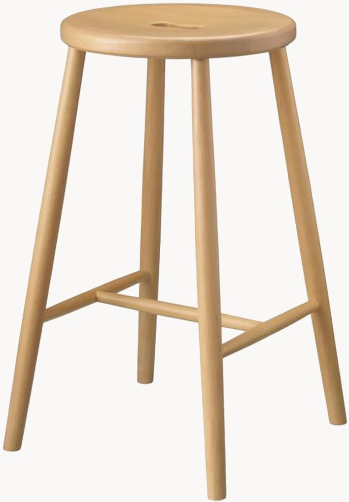 Barkruk J27C van beukenhout