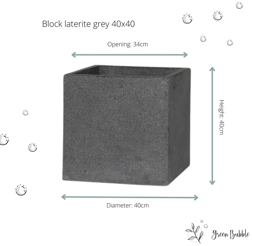 Pot Block Laterite Grey