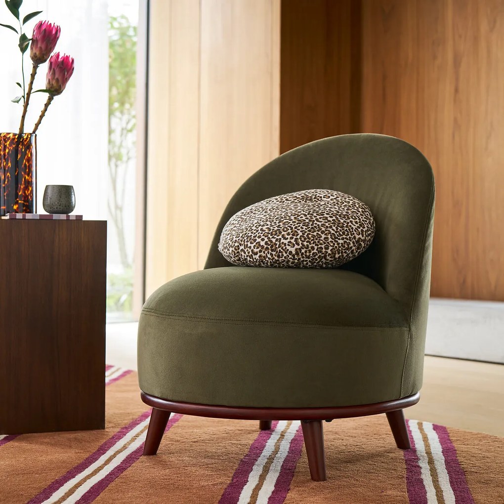 Velours loungefauteuil Luly