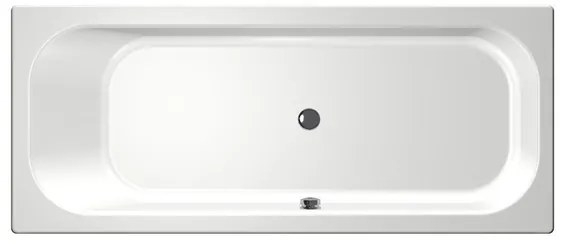 Xenz Aruba Ligbad - 190x80x48 - afvoer Midden - acryl - wit 6894-01