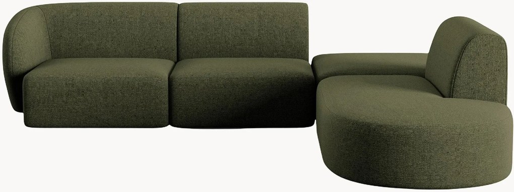 Modulaire chenille hoekbank Paolo (5-zits)