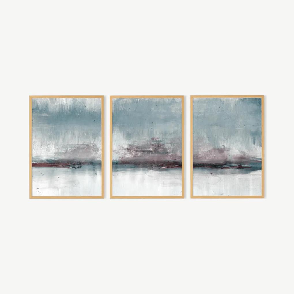 Dan Hobday, 'Abstract Haze', set van 3 ingelijste prints, A2