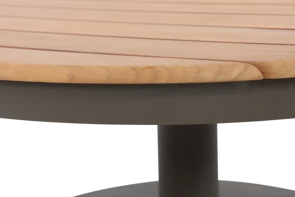 Stoel en Bank Loungeset 5 personen Aluminium/rope Taupe 4 Seasons Outdoor Allora/Salerno