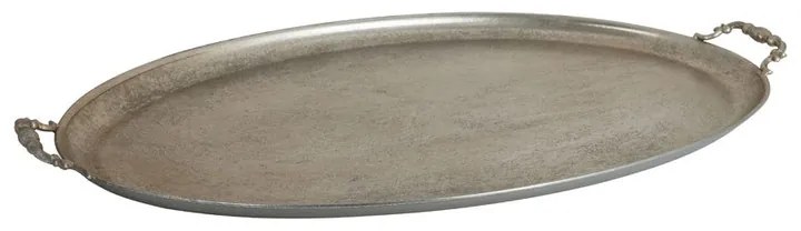 Serveerschaal ovaal - zilver - 69x43