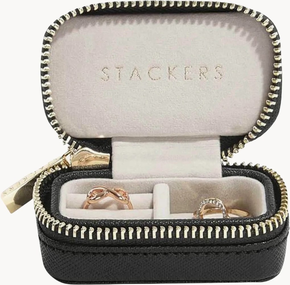 Kleine reisjuwelendoos Black