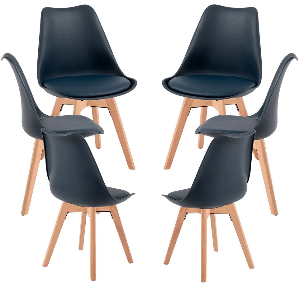 Set 6 Synk Basic Stoelen