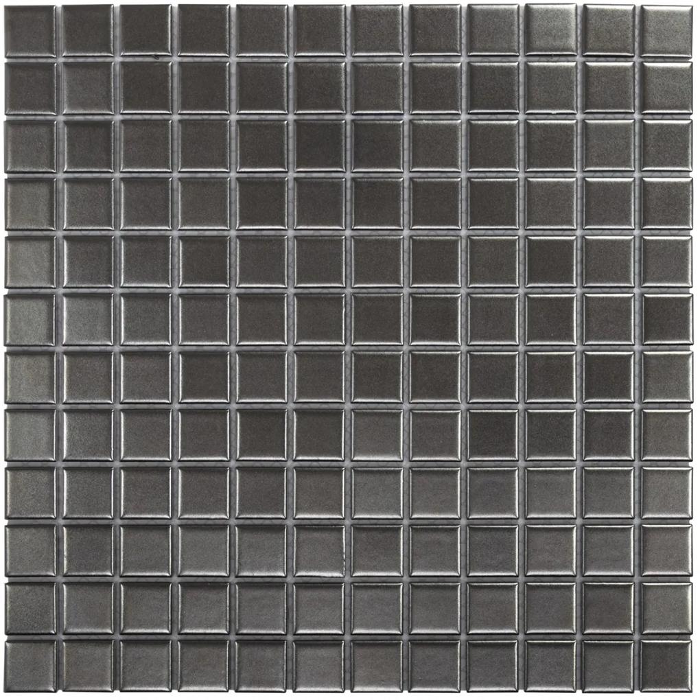 The Mosaic Factory Barcelona vierkante mozaïek tegels 30x30 zilver