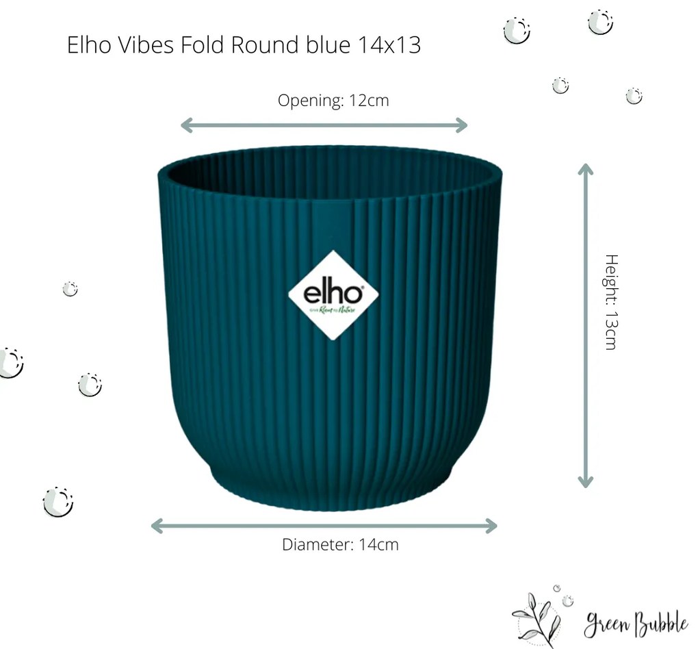 Pot elho Vibes Fold Round blauw
