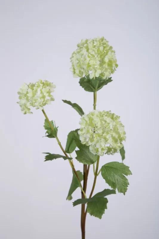 Sneeuwbal - zijden bloem - groen - topkwaliteit zijde bloemen
