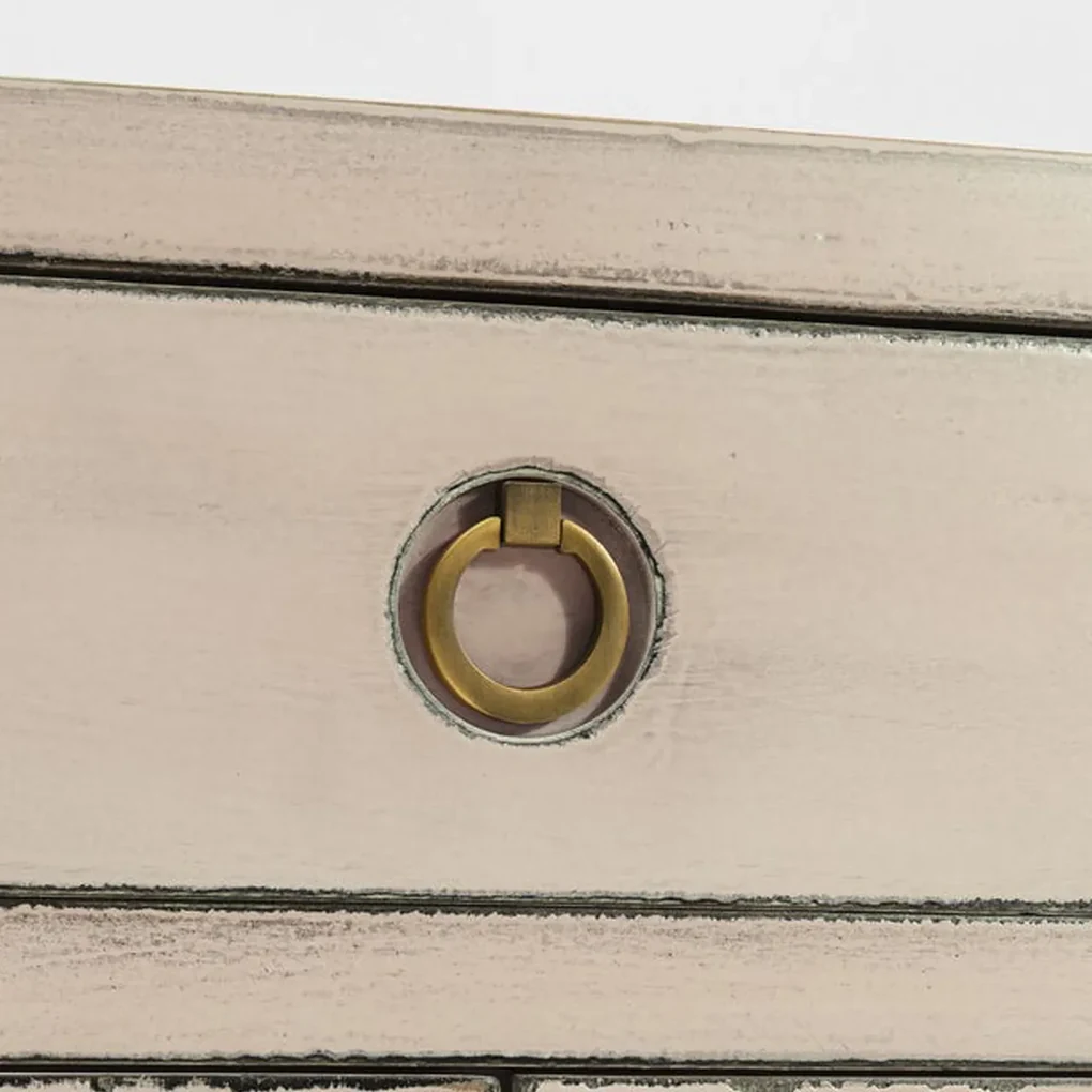 Kare Design Disk Roze Dressoir Met Goud - 76x45x86cm.