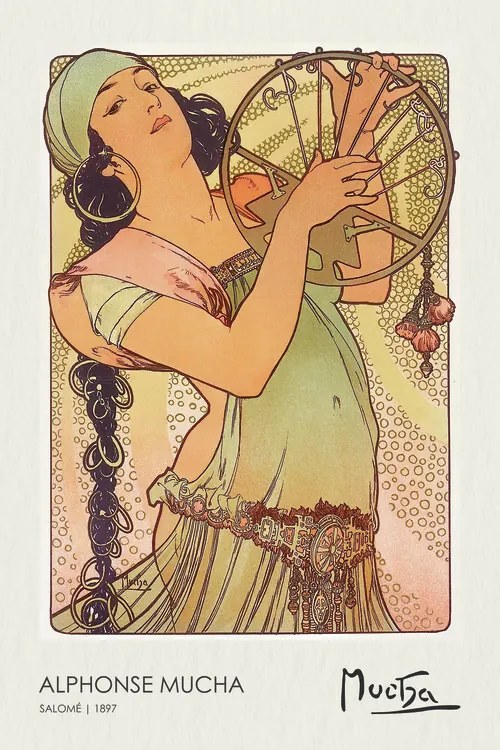 Kunstreproductie Salomé (1897), Alfons Mucha