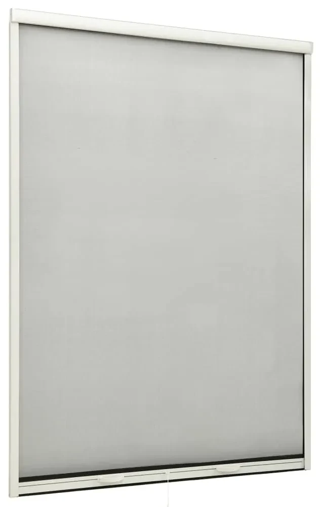 vidaXL Raamhor oprolbaar 110x170 cm wit
