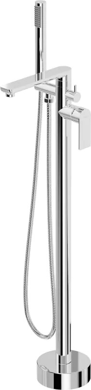 Mexen Leda vrijstaande badmengkraan, chroom - 75633-00