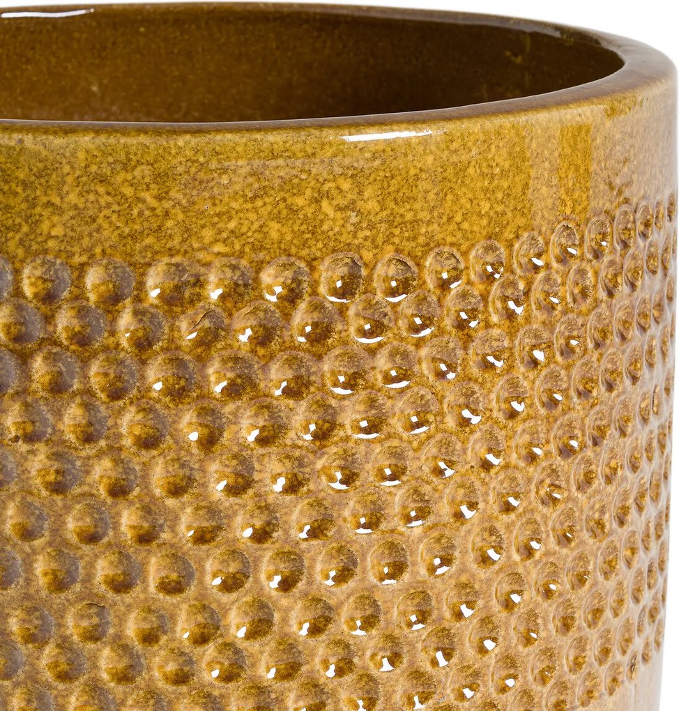 Bloempot in aardewerk met emailØ48 cm, Lullya