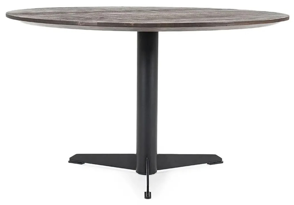 Eleonora Donny Ronde Eettafel Mangohout Bruin - 130 X 130cm.