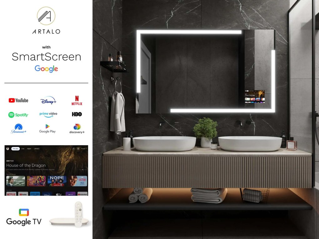 Badkamerspiegel met LED verlichting M23 premium