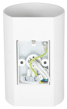 Design wandlamp wit rond GU10 50mm  - Sabbir