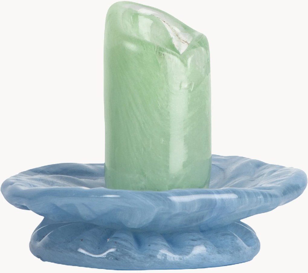 Mondgeblazen kandelaar Lara XS