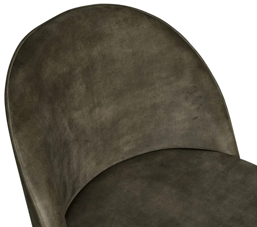 Jörn Eetkamerstoel - Meike - Bruin - Fluweel - Jörn