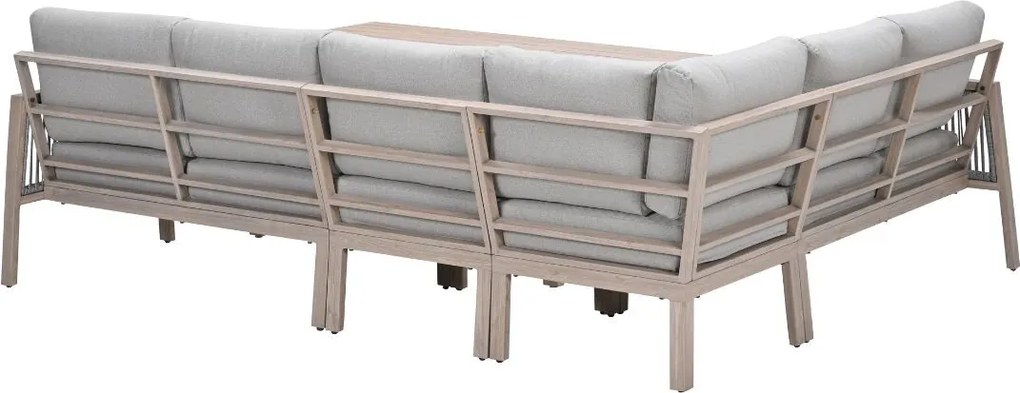 Garden Impressions San Capri lounge dining set 5-delig links - light oak look
