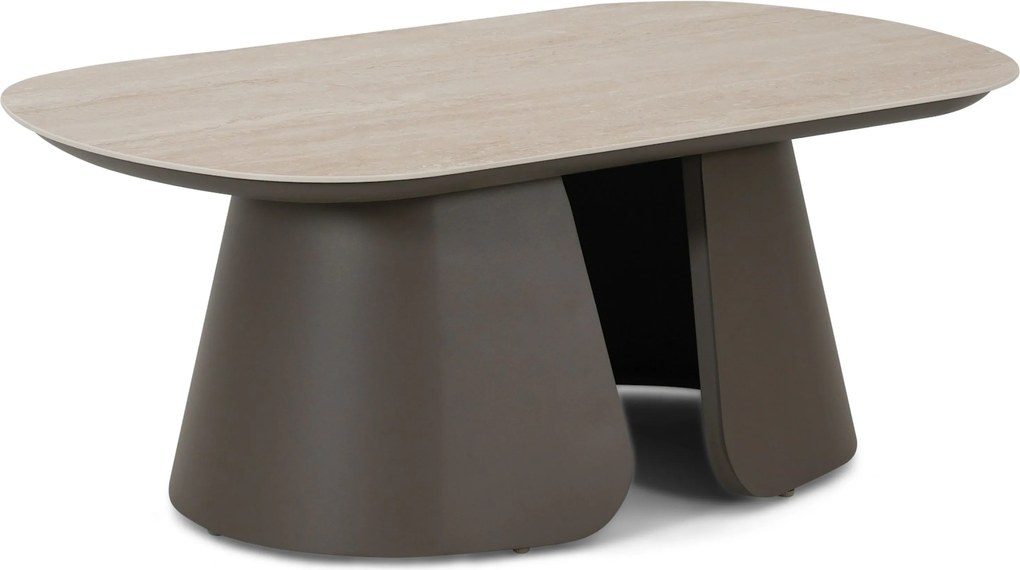 Stoel en Bank Loungeset 5 personen Aluminium Taupe Apple Bee Pine