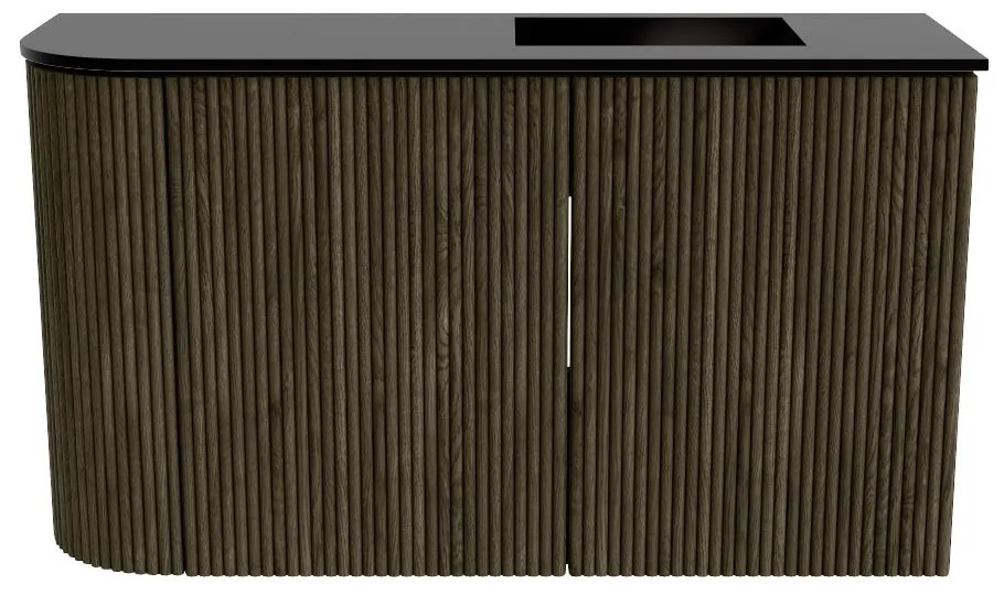 Mondiaz Joya 70cm toiletmeubel ronding links shadow met wastafel faye rechts 1 kraangat urban