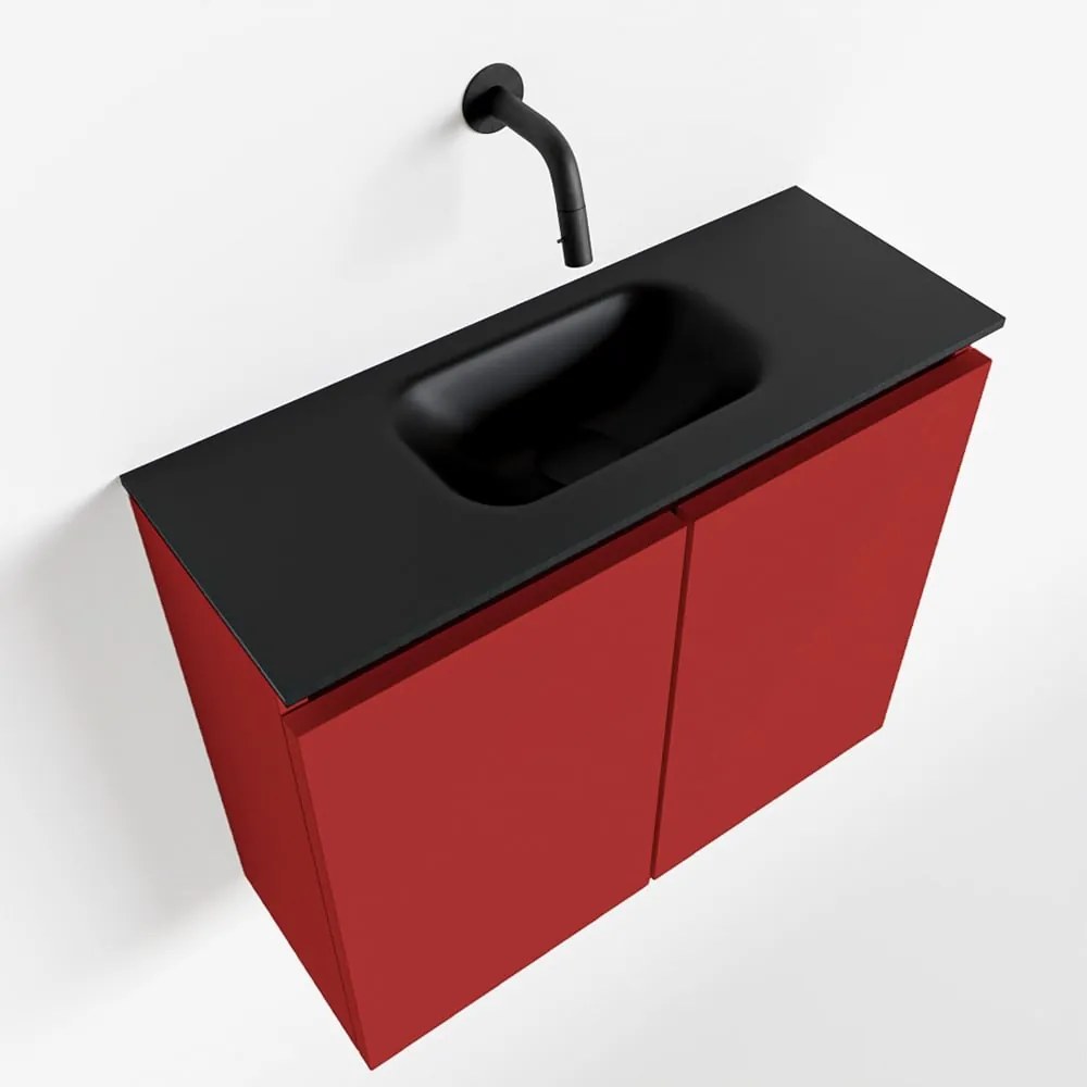 Mondiaz Ture 60cm toiletmeubel fire met wastafel urban midden geen kraangat