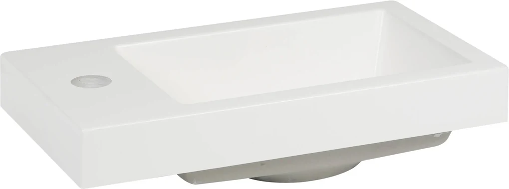 Saqu Square fontein 40,5x22x5cm Wit