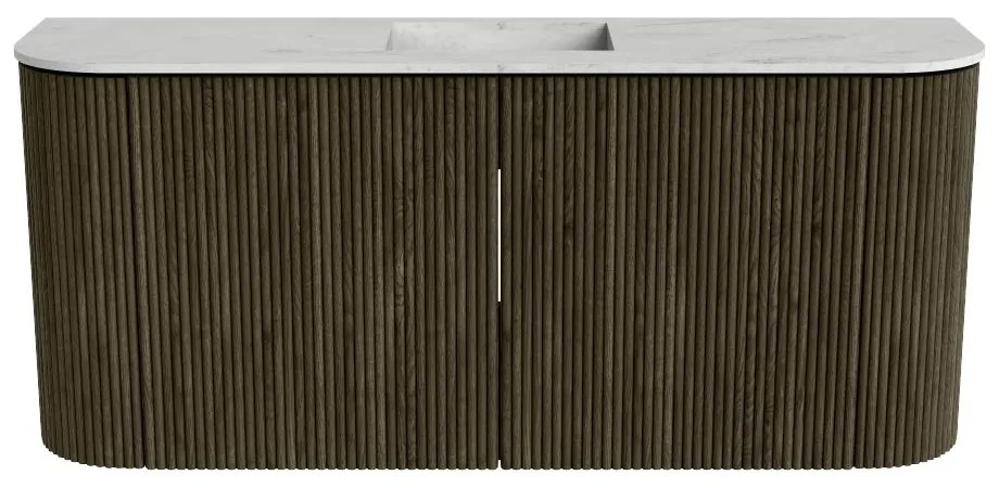 Mondiaz Joya DLux 95cm toiletmeubel ronding links/rechts shadow met wastafel faye midden zonder kraangat opalo