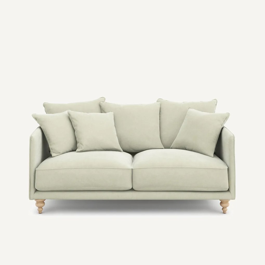 3-zits stonewashed fluwelen bank, Lazare