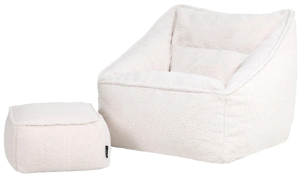Natalia Borg Armchair Bean Bag + Footstool