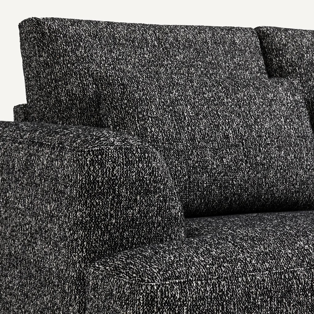 3-zitsbank in bouclé, Marsile