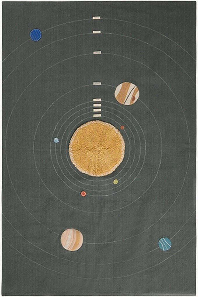 Handgemaakte wanddecoratie Solar System