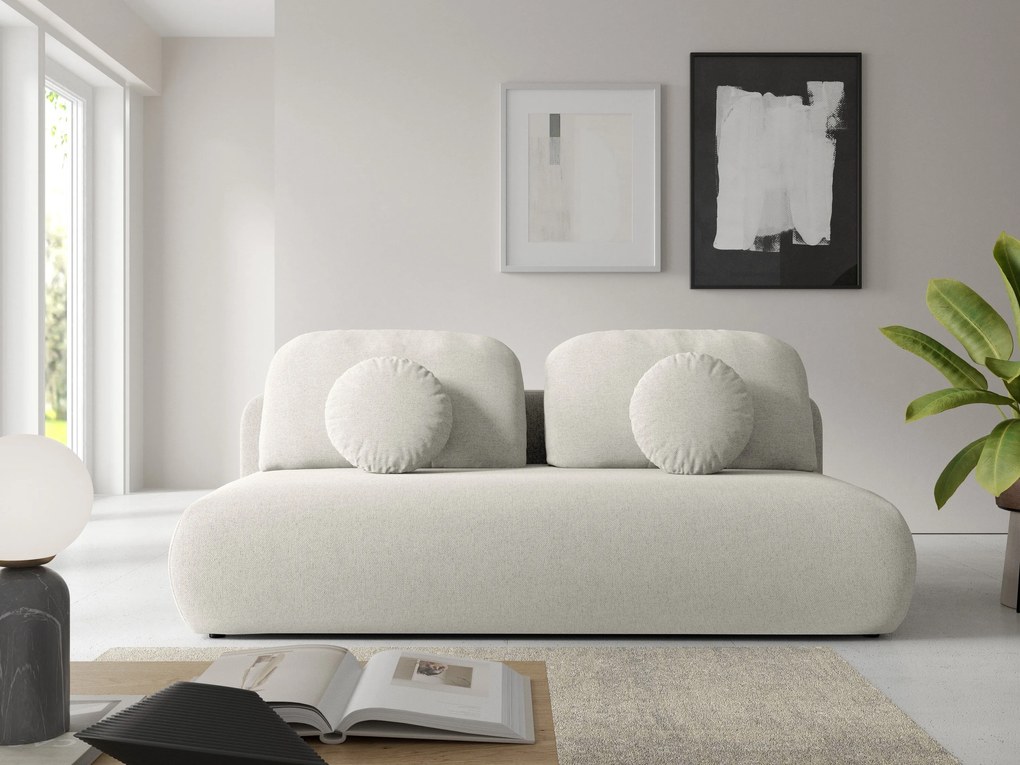 Slaapbank Arcadia 102, Aanwezig, 90x206x92cm, 60 kg, Poten: Kunststof