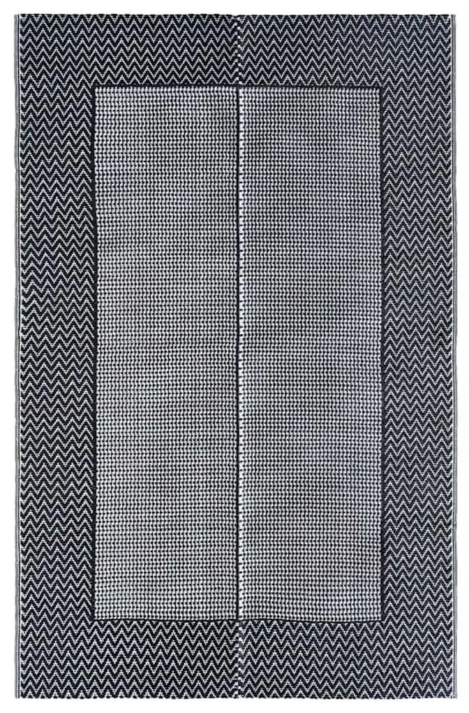 vidaXL Buitenkleed ARAKIL 190x290 cm PP grijs