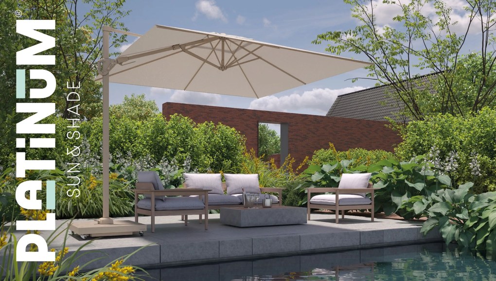 Platinum Challenger T² Premium 260x350 (incl. voet + hoes) Champagne