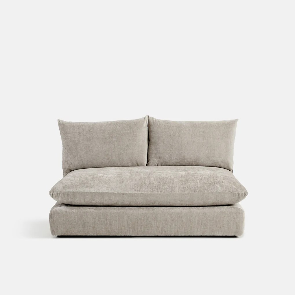 Malo modulaire 2-zits bank met textuurfluweel