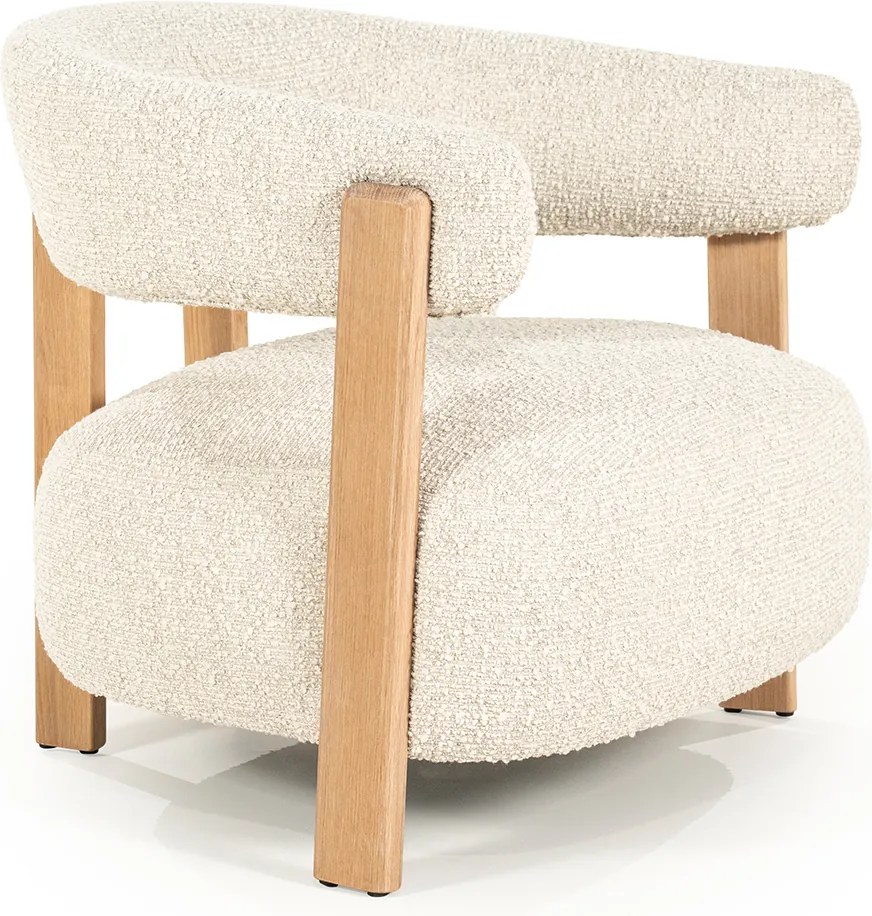 Armleuningstoel Boucle Beige